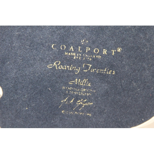 155 - COALPORT ROARING TWENTIES MILLIE FIGURINE 
29CM