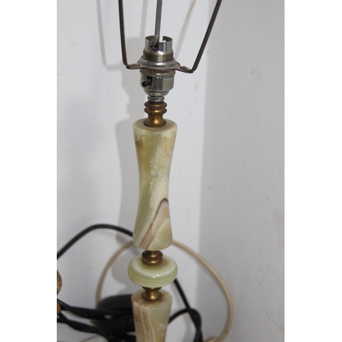 138 - QUANTITY OF FIGURED LAMPS ETC
38CM