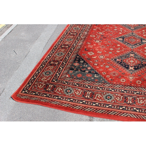 249 - LARGE VINTAGE AFGHAN RUG
340 X 240CM