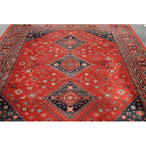 249 - LARGE VINTAGE AFGHAN RUG
340 X 240CM