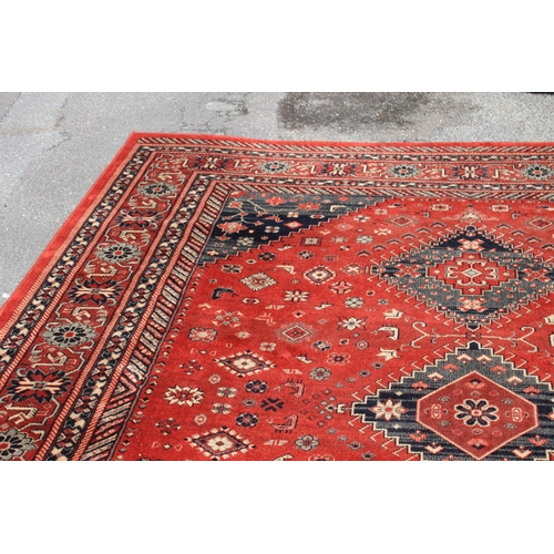 249 - LARGE VINTAGE AFGHAN RUG
340 X 240CM