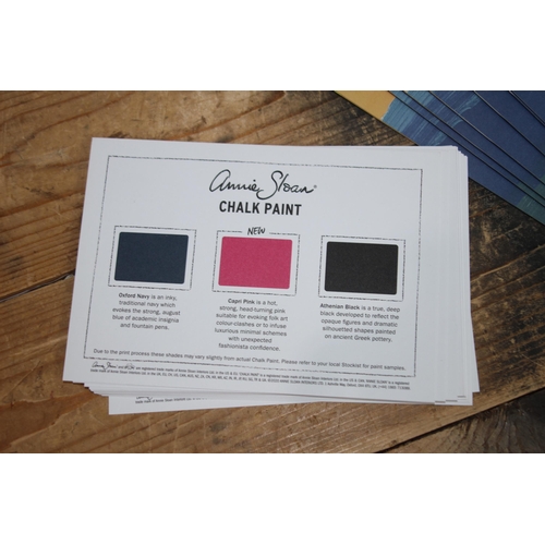 290 - QUANTITY OF NEW ANNIE SLOAN COLOUR CHARTS