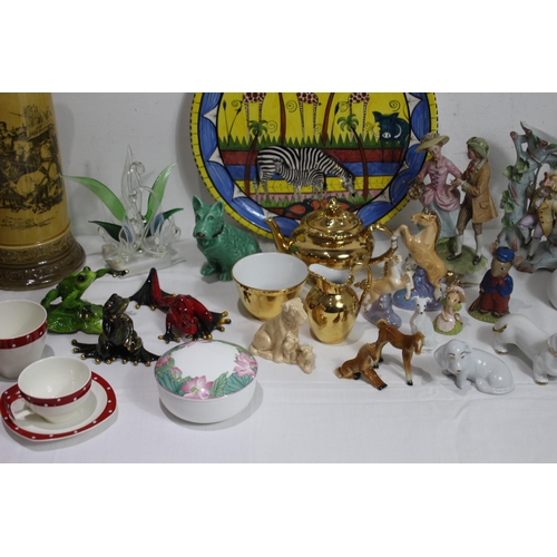 326 - QUANTITY OF MIXED CHINA FIGURES ETC