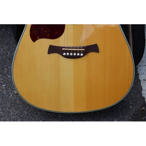 448 - LEFT HANDED CRAFTER GUITAR IN CASE