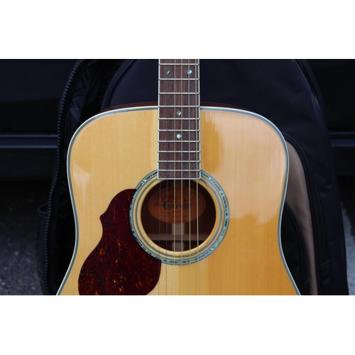 448 - LEFT HANDED CRAFTER GUITAR IN CASE