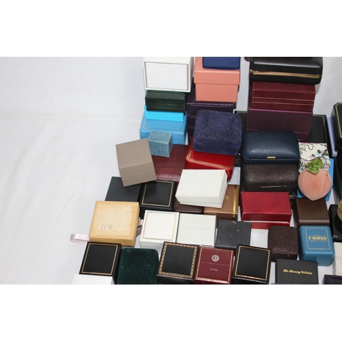 468 - LARGE QUANTITY OF EMPTY JEWELLERY BOXES