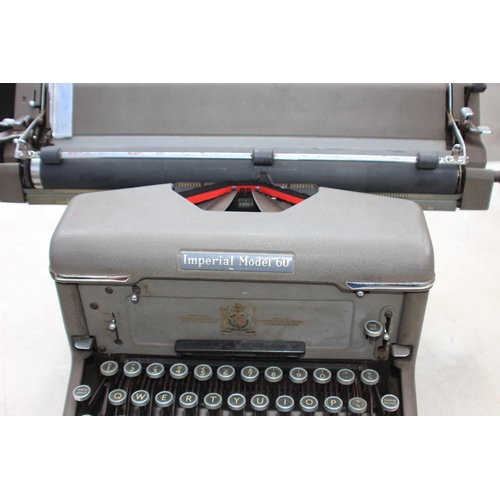 480 - VINTAGE IMPERIAL MODEL 60 TYPEWRITER