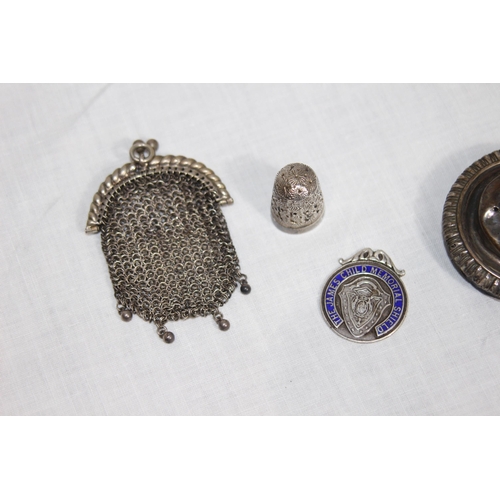 1066 - SELECTION OF SILVER, WHITE METAL AND SILVER-PLATED ITEMS - GEORGIAN AND LATER