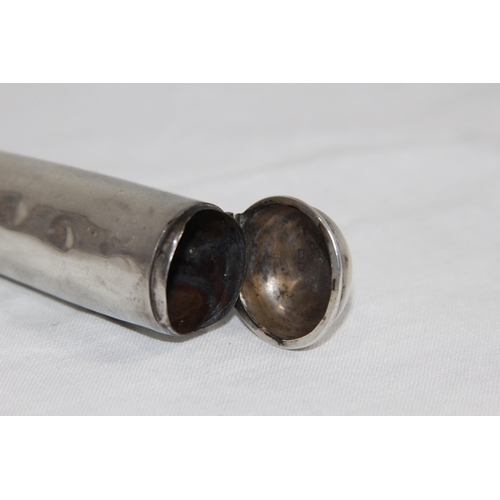 1072 - EDWARDIAN CHESTER SILVER CHEROOT CASE OR HOLDER - 1904