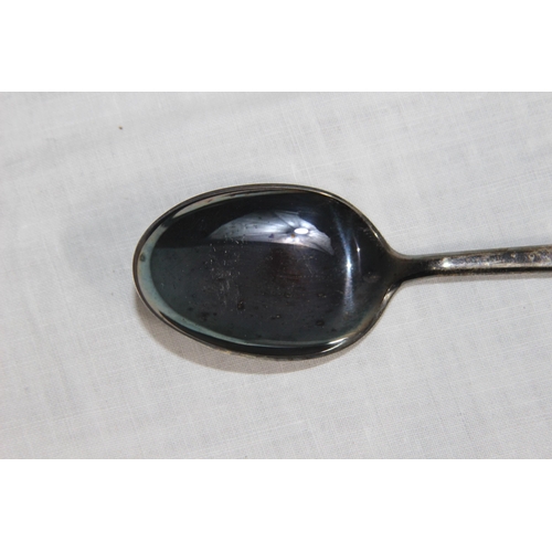 1083 - NORWEGIAN SILVER 830S GRADE BOXED PRESENTATION SPOON - 26G