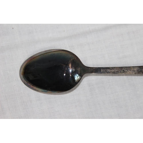 1083 - NORWEGIAN SILVER 830S GRADE BOXED PRESENTATION SPOON - 26G