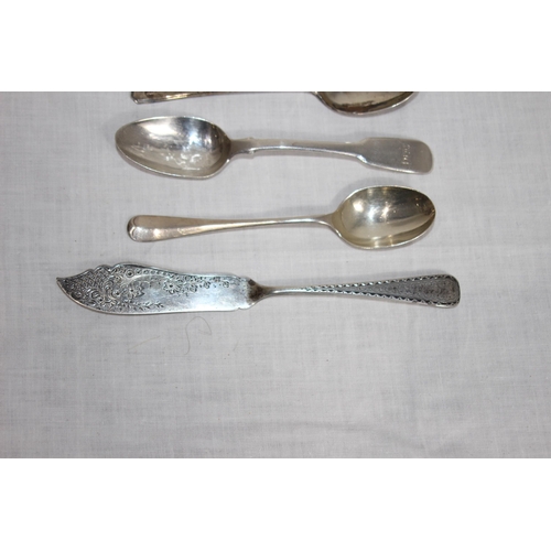 1118 - QUANTITY OF GEORGIAN AND LATER FLATWARE VARIED DATES - 151G