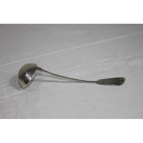 1120 - SCOTTISH GEORGIAN PROVINCIAL SILVER LADLE BY WILLIAM JAMESON OF ABERDEEN - CIRCA 1810 - 32G