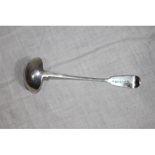 1120 - SCOTTISH GEORGIAN PROVINCIAL SILVER LADLE BY WILLIAM JAMESON OF ABERDEEN - CIRCA 1810 - 32G