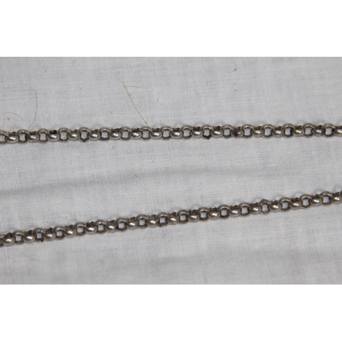 1123 - SILVER WATCH CHAIN - 19G