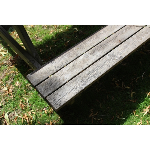 146 - WOODEN PICNIC BENCH
152 X 68 X 149CM