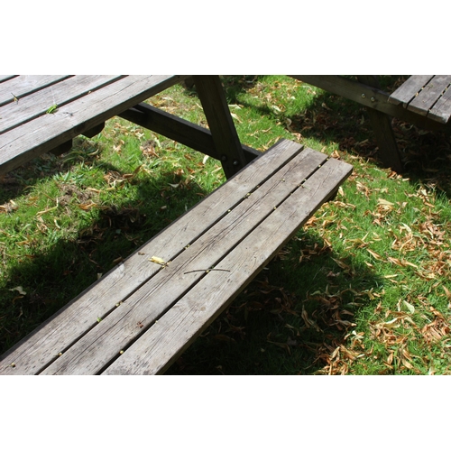 146 - WOODEN PICNIC BENCH
152 X 68 X 149CM