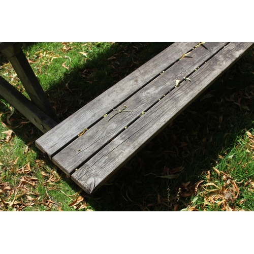 147 - WOODEN PICNIC BENCH
152 X 68 X 149CM