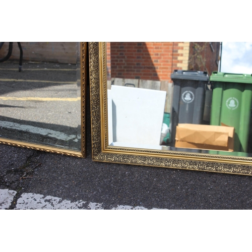 158 - 3 X ORNATE FRAMED MIRRORS
88 X 62CM