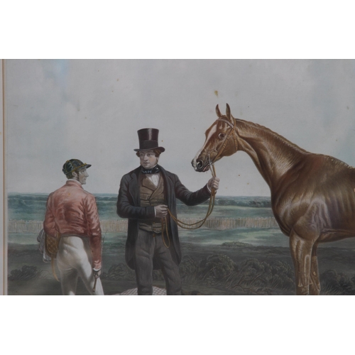 177 - 3 X VINTAGE HORSE SCENE PRINTS 
96 X 70CM