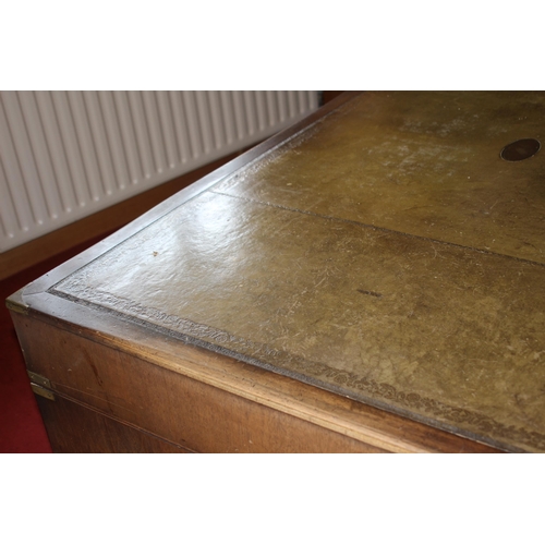 26 - REPRODUCTION PARTNERS DESK LEATHER TOPPED
153 X 92 X 76CM