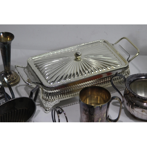 483 - QUANTITY OF SILVER PLATE