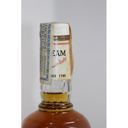 789 - 1970'S OLD BOTTLING SEALED JIM BEAM WHITE LABEOL BOURBON 4 YEAR OLD WHISKEY - 75CLS