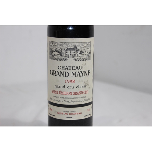 793 - 1998 CHATEAU GRAND MAYNE, SAINT-EMILION GRAND CRU - 75CL