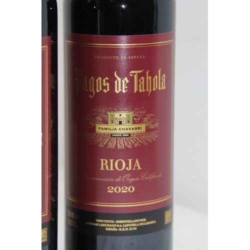 798 - 4 X BOTTLES OF PAGOS DE TAHOLA RIOJA 2020