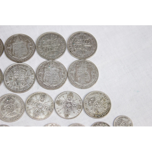 964 - 256 GRAMS OF PRE 1947 BRITISH SILVER COINS