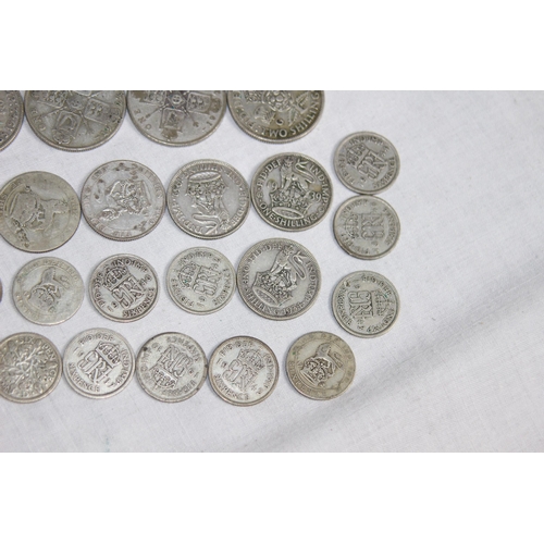 964 - 256 GRAMS OF PRE 1947 BRITISH SILVER COINS