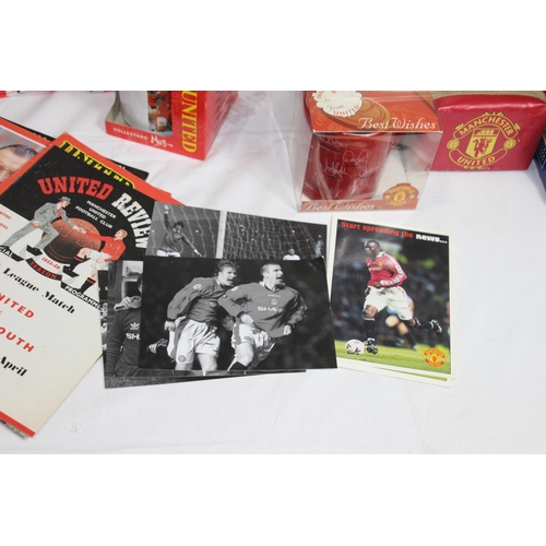 486 - QUANTITY OF MAN UNITED MEMORABILIA