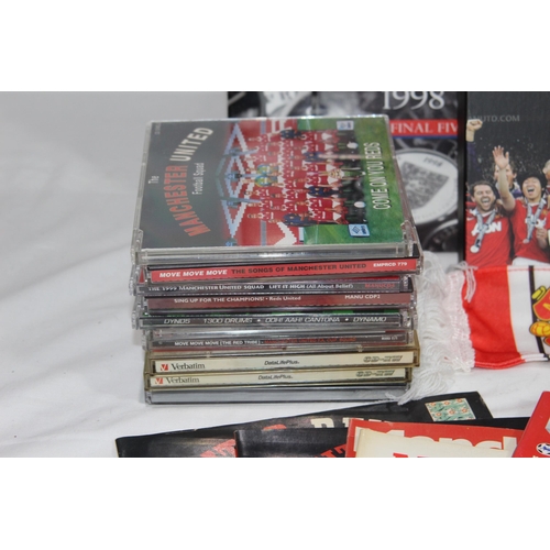 486 - QUANTITY OF MAN UNITED MEMORABILIA