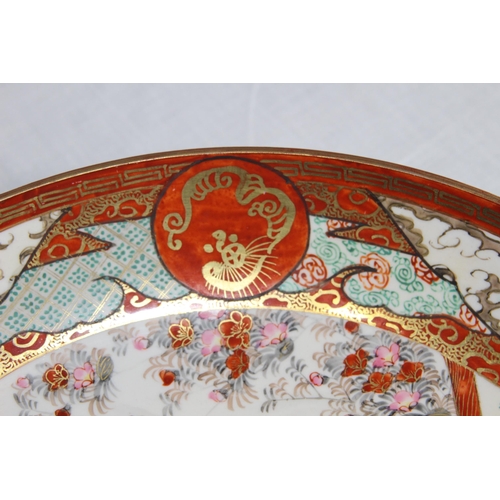 841 - CIRCULAR JAPENESE KUTANI CHARGER OR PLATE 
31CM