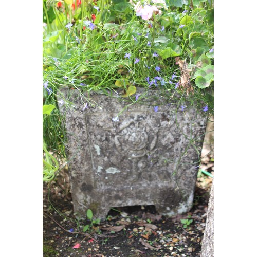 144 - STONE PLANT POT 
40 X 40CM