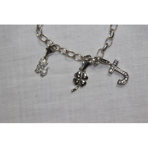 995 - THOMAS SABO CASED SILVER CHARM BRACELET