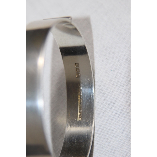 1002 - DEMI BRIGHT-CUT SILVER BRACELET - 29G - BIRMINGHAM 1973