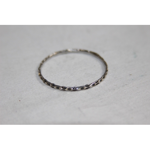 1009 - PAIR OF SILVER BRACELETS AND A BABY SILVER BRACELET