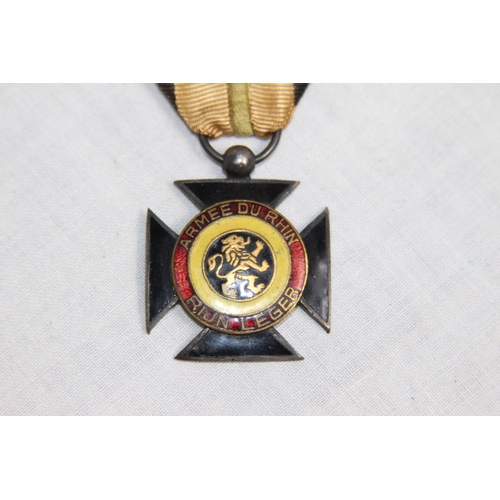 818 - INTER WARS BELGIUM RHINE OCCUPATION OFFICERS MEDAL