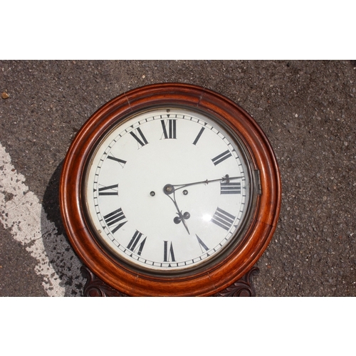 487 - LARGE  WALL MOUNTED STATION CLOCK
100CM