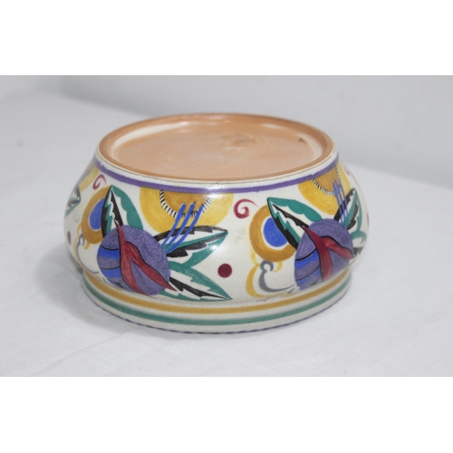 304 - 3 X POOLE FLORAL DESIGN POTTERY