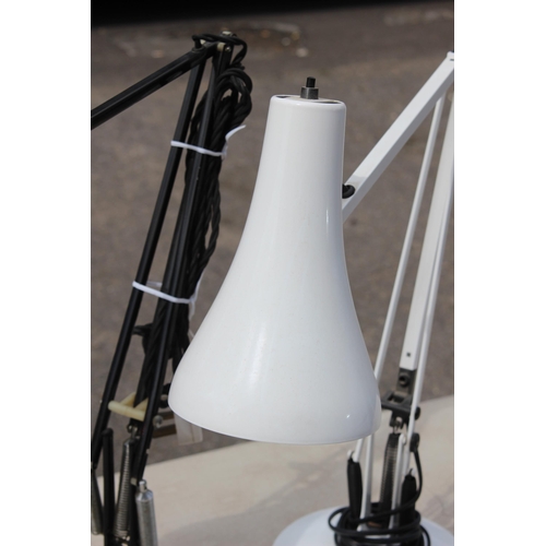 213 - 2 X RETRO ANGLEPOISE LAMPS - ONE HERBERT TERRY 
90CM