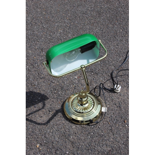 219 - GREEN DESK LAMP
43cm