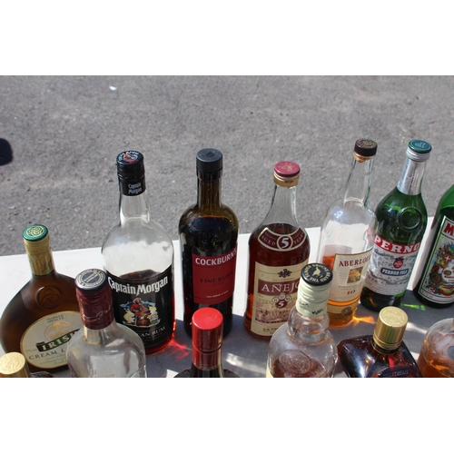 801 - LARGE QUANTITY OF OPENED ALCOHOL