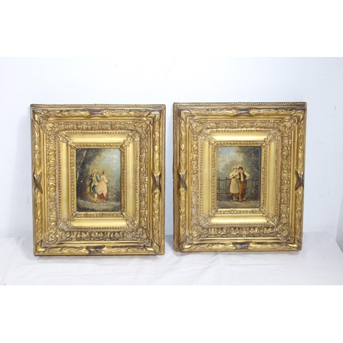 190 - TWO GILT FRAMED PICTURES