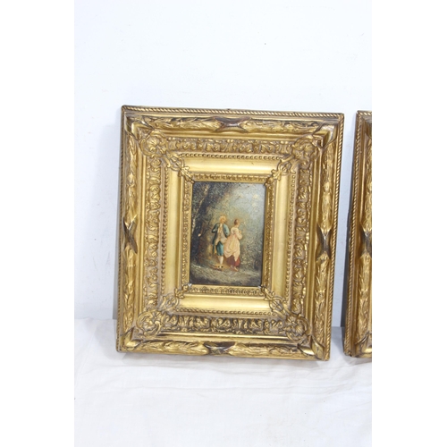 190 - TWO GILT FRAMED PICTURES