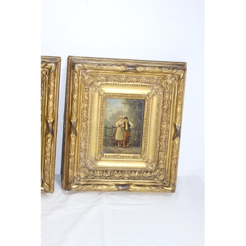 190 - TWO GILT FRAMED PICTURES