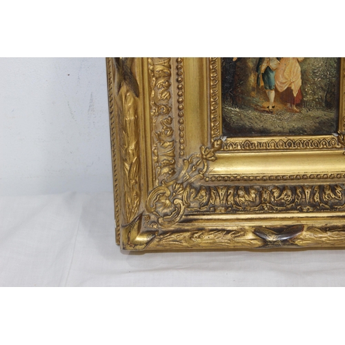 190 - TWO GILT FRAMED PICTURES