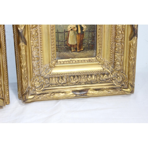 190 - TWO GILT FRAMED PICTURES