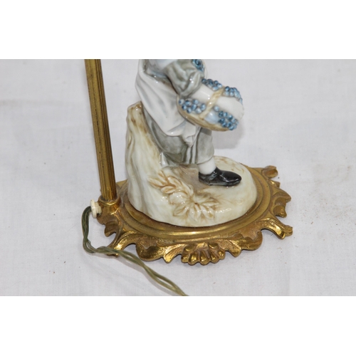 208 - ANTIQUE FIGURE LAMP
25CM